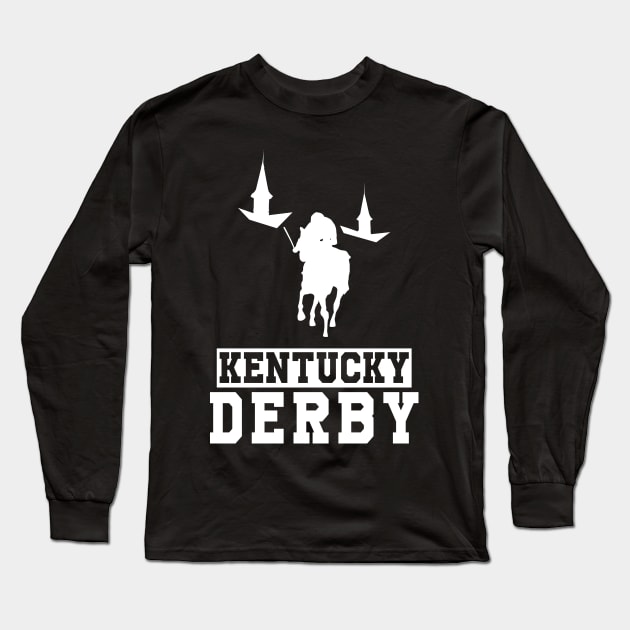 kentucky derby inspired design Long Sleeve T-Shirt by rsclvisual